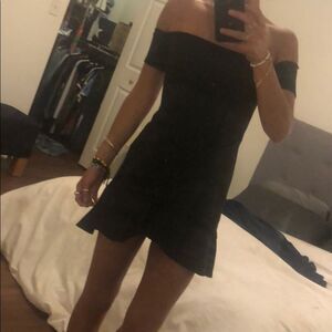 Cute Off Shoulder Little Black Dress NWOT